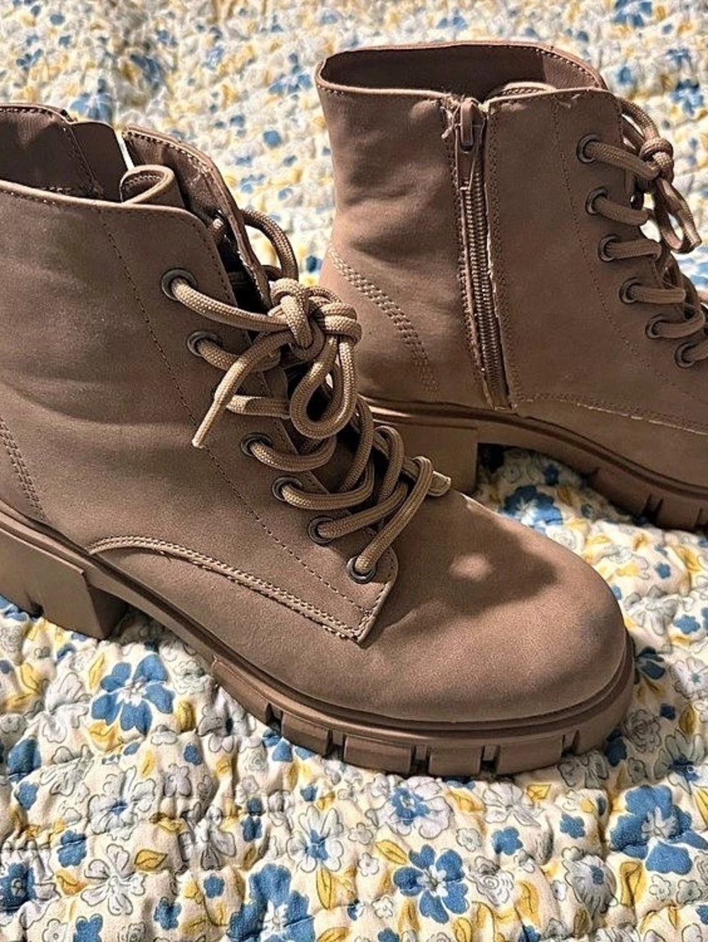 MIA Annamaria Combat Boot Brown Combat Boots